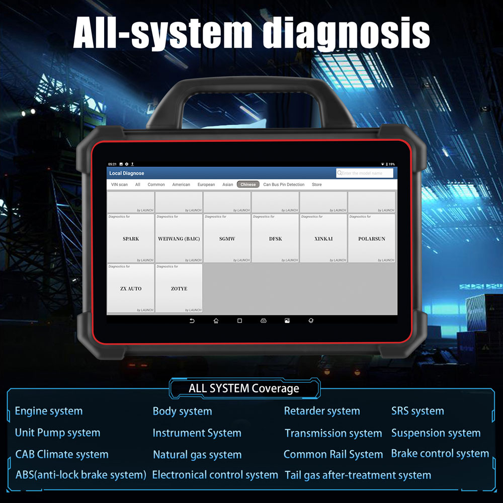 Launch X Pad Vii Pad Elite Automotive Diagnostic Tool Support