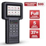 Thinkcar Thinkscan S99 Full System Diagnose Scanner Code Reader DIY Anyone Car OBD2  Oil/Brake/SAS/ETS/DPF Reset Diagnostic Tool