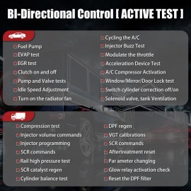 Launch X431 PAD VII Elite Full System Diagnostic Tool Support 60 Service Functions, TPMS and Online Programming Send free X431 X-PROG3