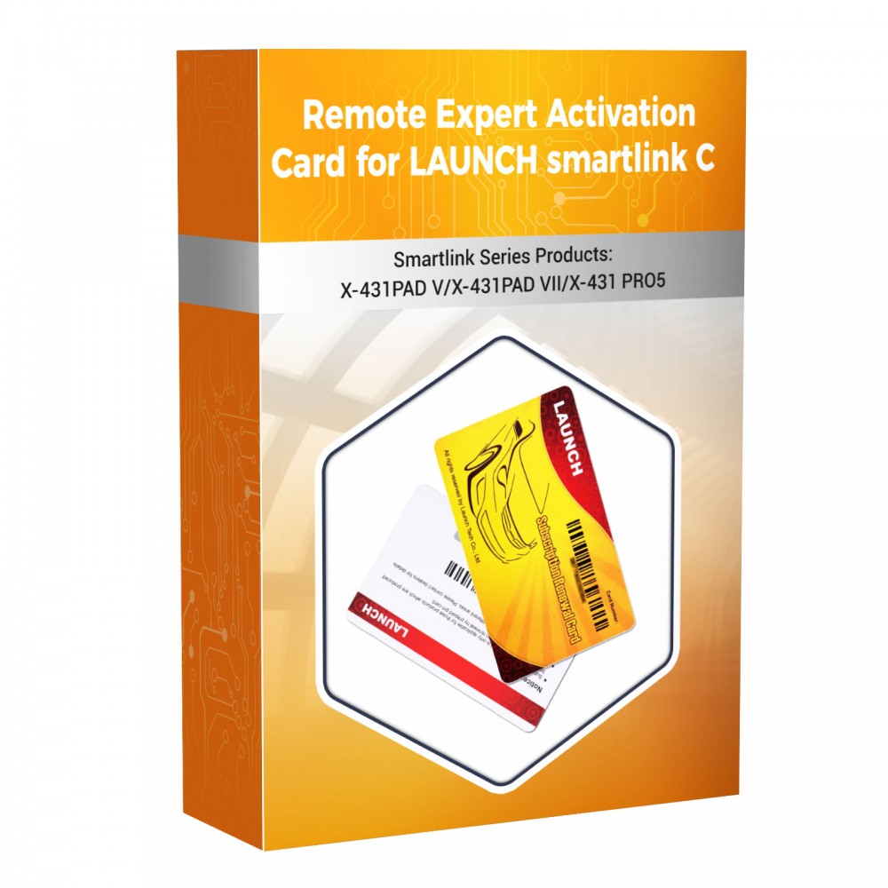 Launch X-431 SmartLink C Super Remote Diagnosis Function Activation Card License (For Times Cards Users) Get free 3 times Activation Card