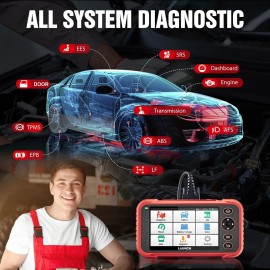 LAUNCH X431 CRP123E PLUS Car Diagnostic Tools OBD OBD2 Full System Code Reader Scanner SAS OIL ETS Reset Free Update