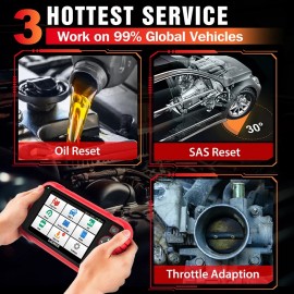 LAUNCH X431 CRP123E PLUS Car Diagnostic Tools OBD OBD2 Full System Code Reader Scanner SAS OIL ETS Reset Free Update