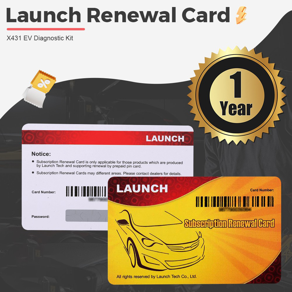 One Year Update Service for LAUNCH X431 EV Diagnostic Kit (Only Subscription)