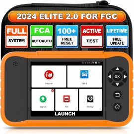 LAUNCH Creader Elite 2.0 FGC for Ford GM Chrysler Full System Bi-Directional Diagnostic Scanner ECU Coding Bi-directional Control Special Service