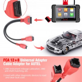 FCA 12+8 Universal Adapter Cable Adapter for LAUNCH X431 X431 V, X431 V+, PRO3S+, PRO3 ACE