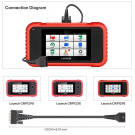 LAUNCH CRP123E CRP123X CRP129E CRP129X OBD Main Cable