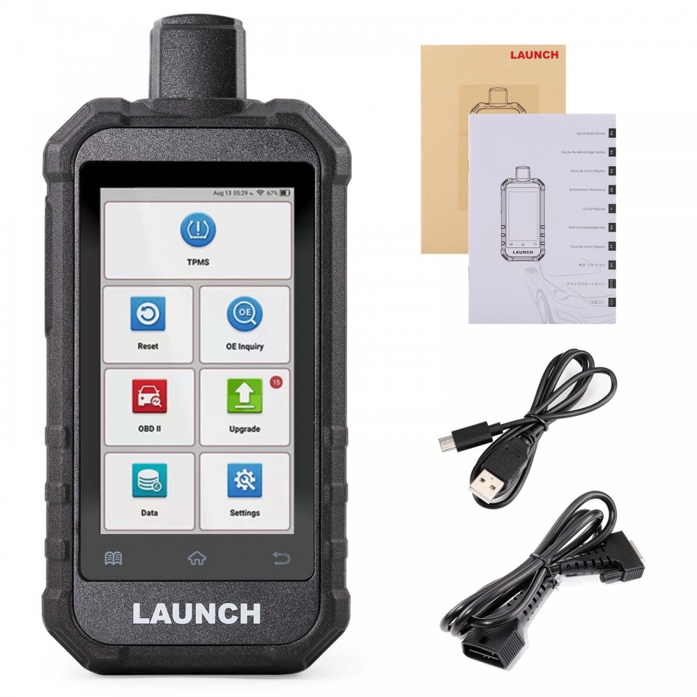 Launch Creader TPMS 5011 V2 TPMS Activation and Diagnostic Tool WIFI Upgrade 12 Reset Functions Activate 315/433MHZ Tire Pressure Sensors