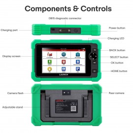 2024 LAUNCH X431 CRP919 EV OBD2 Diagnostic Scanner 43+ Service Functions for Electric Vehicles New Energy Cars