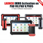 2 Years IMMO Function Activation Service X431 Pro5/ PAD VII/ PAD V Elite/Pro elite/PRO TT/PR03 ACE/PRO DYNO/PRO3 APEX/Pro3 V5.0/ PRO3S+ 5.0 + X-prog3