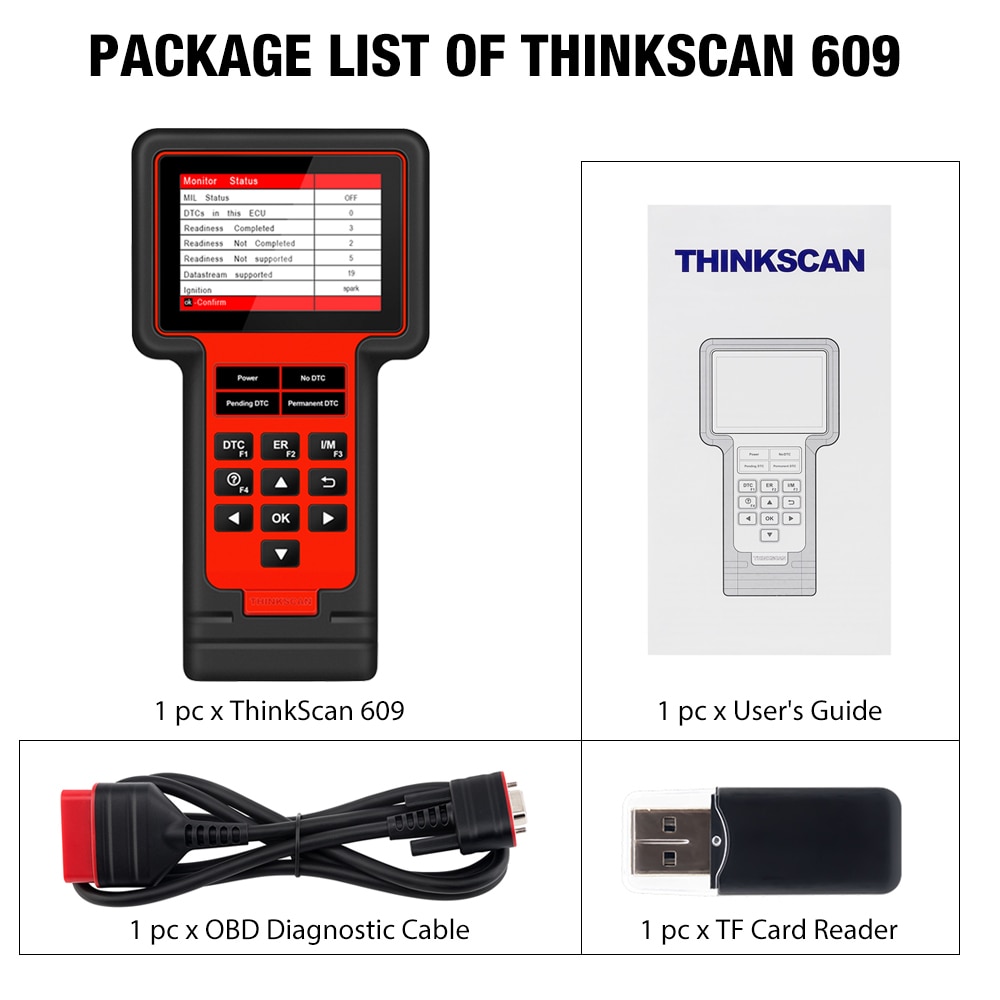 Thinkcar-TS609-OBD2-Scanner-Engine-ABS-SRS-Transmission-Diagnostic-tool-ThinkScan-609-code-reader-scanner-with-8-reset-Function-4001287393112