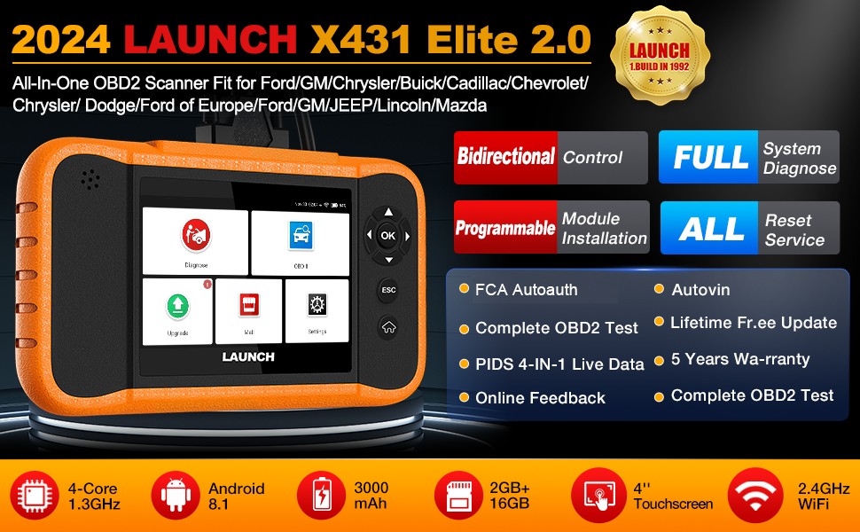 LAUNCH-Creader-Elite-20-FGC-for-Ford-GM-Chrysler-Full-System-Bi-Directional-Diagnostic-Scanner-ECU-Coding-Bi-directional-Control-Special-Service-SC560