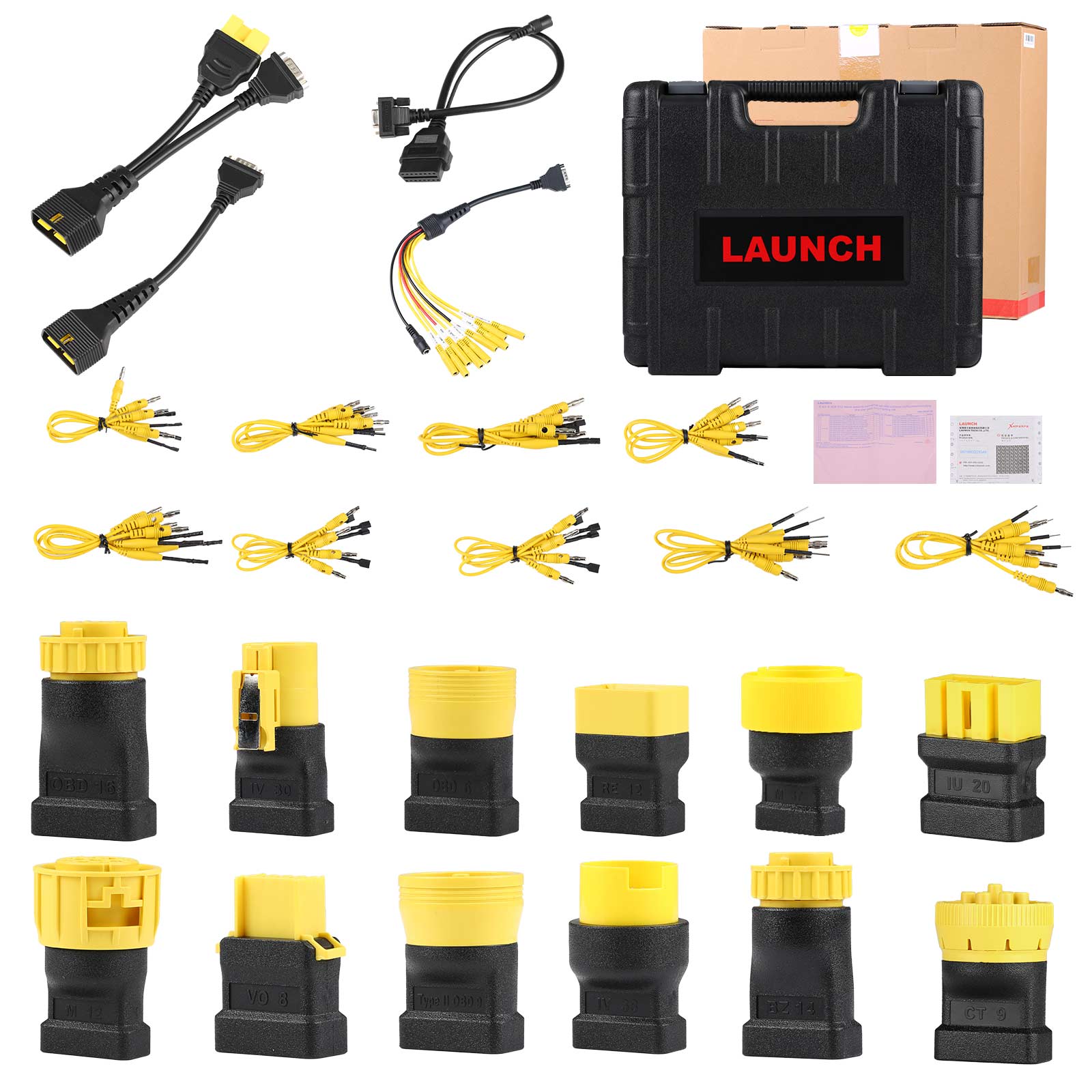 Launch-X-431-PAD-VII-PAD-7-Elite-Plus-Heavy-Duty-Truck-Software-License-And-Adapters-Supports-12V-24V-Cars-and-Trucks-Get-Free-CRP123X-SP371SS349